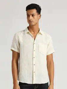Pepe Jeans Short Sleeves Pure Linen Casual Shirt