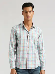 Pepe Jeans Tartan Checked Twill Weave Pure Cotton Casual Shirt