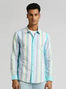 Pepe Jeans Striped Pure Cotton Casual Shirt