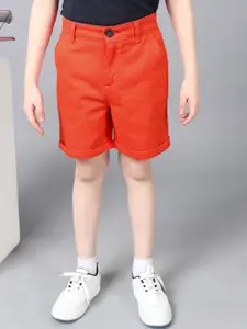 One Friday Boys Cotton Regular Fit Shorts