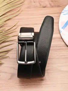 BuckleUp Men Textured Leather Reversible Formal Belt