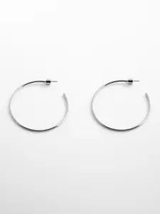 MANGO Circular Half Hoop Earrings