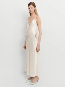 MANGO A-Line Maxi Dress