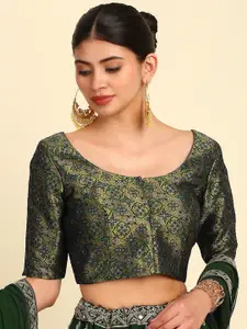 Soch Woven Design Padded Saree Blouse