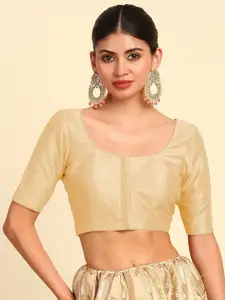 Soch U-Neck Short Sleeves Padded Saree Blouse