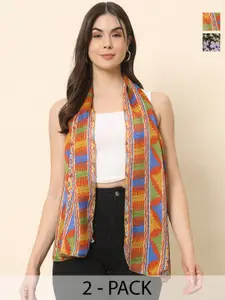 Trend Arrest Pack of 2 Printed Scarves