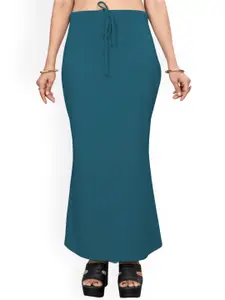 Saree mall Teal Blue Stretchable Saree Shapewear