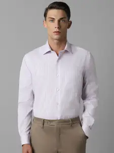 Louis Philippe Checked Pure Cotton Formal Shirt