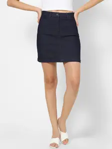 VASTRADO Denim A-Line Skirt
