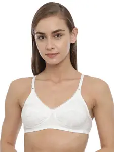 BLOSSOM Women Double Layered Cut and Sew Full Coverage Dry Fit Everyday Bra