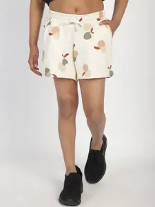 Rute Girls Conversational Printed Slim Fit Cotton Shorts