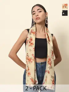 Trend Arrest Women Pack Of 2 Printed Scarf