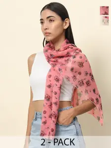 Trend Arrest Pack of 2 Printed Scarves
