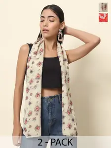 Trend Arrest Set Of 2 Printed Scarf
