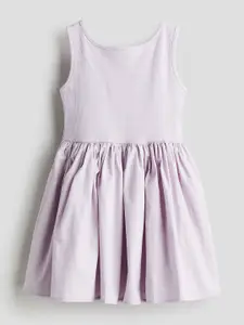 H&M Girls Bow-Detail Cotton Dress
