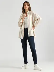 Pepe Jeans Women Comfort Opaque Oversized Casual Shirt