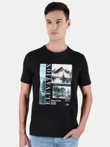 Duke Printed Round Neck Short Sleeves Cotton T-shirt