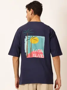 Thomas Scott Round Neck Typography Cotton Oversized T-shirt