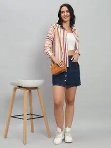 BAESD Standard Vertical Striped Casual Shirt