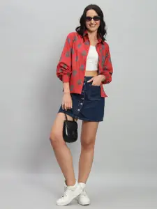 BAESD Standard Floral Printed Spread Casual Shirt