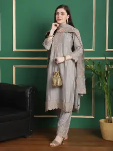 Stylee LIFESTYLE Embroidered Unstitched Dress Material