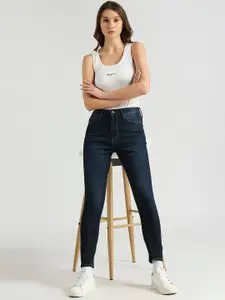 Pepe Jeans Women Skinny Fit High-Rise Stretchable Jeans