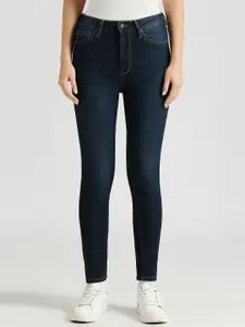 Pepe Jeans Women Skinny Fit High-Rise Stretchable Jeans