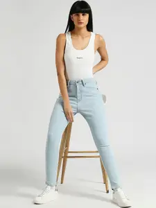 Pepe Jeans Dion Women Skinny Fit High-Rise Clean Look Stretchable Jeans