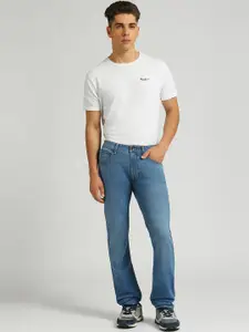 Pepe Jeans Men Slim Fit Clean Look Light Fade Stretchable Jeans