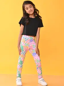 Anthrilo Girls T-shirt with Leggings