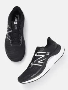 New Balance Women Woven Design Round-Toe Running Shoes with Brand Logo Detail