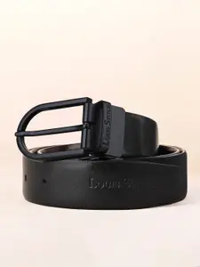 LOUIS STITCH Men Textured Leather Reversible Formal Belt