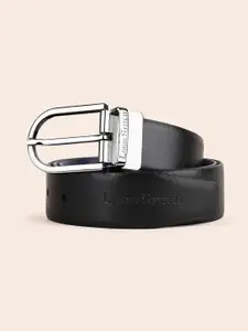 LOUIS STITCH Men Textured Leather Reversible Formal Belt