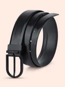 LOUIS STITCH Men Textured Leather Reversible Formal Belt
