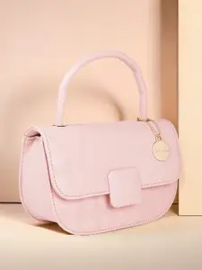 Mast & Harbour Checked Textured Structured Satchel