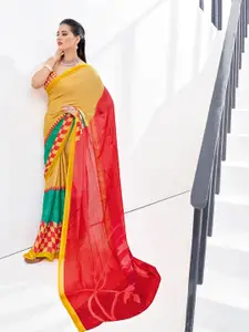 KALINI Colourblocked Zari Saree