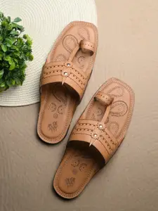 House of Pataudi Men Slip-On Comfort Sandals