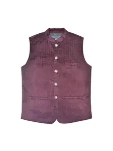 CAVIO Boys Pure Cotton Nehru Jacket