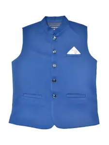 CAVIO Boys Pure Cotton Woven Nehru Jacket