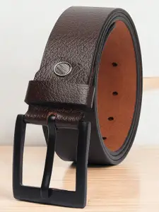 Provogue Men Textured Leather Formal Belt