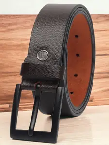 Provogue Men Textured Leather Formal Belt