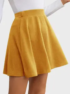 BUY NEW TREND Self-Design Mini Skater Skirt