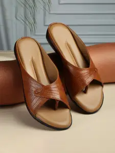 DEAS Textured One Toe Flats