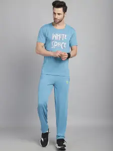 MACK JONNEY Printed Cotton T-Shirt With Track Pant