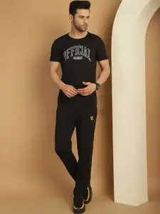 MACK JONNEY Typography Printed T-Shirt With Trousers