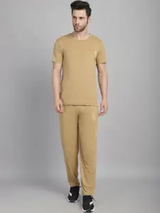 VIMAL JONNEY Short Sleeves Cotton T-Shirt With Track Pant