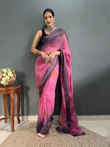 Reeta Fashion Abstract Printed Ready To Wear Pure Georgette Saree