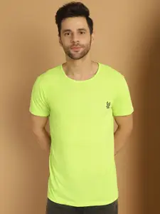 MACK JONNEY Round Neck Short Sleeves Cotton T-shirt