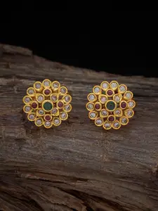 Kushal's Fashion Jewellery Stone-Studded Antique Toe Rings