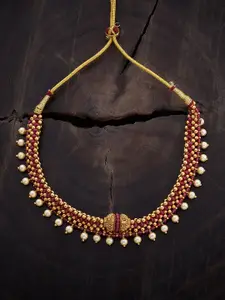 Kushal's Fashion Jewellery Gold-Plated Necklace
